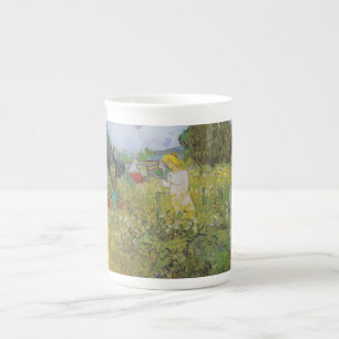Caneca De Porcelana Vintage Van Gogh Marguerite Gachet no Jardim