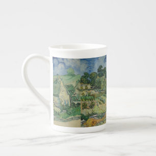 Caneca De Porcelana Vintage Van Gogh Thatch Cottages Em Cordeville