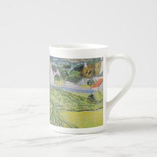 Caneca De Porcelana Vintage Van Gogh Vineyards Sobrevida Auvers
