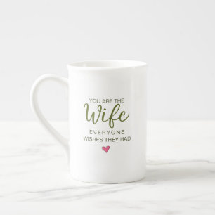 Caneca De Porcelana Você É a Esposa que Todos Desejam Ter