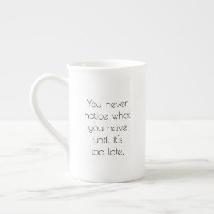 Caneca De Porcelana Você Nunca Notou Um Mug Especialmente