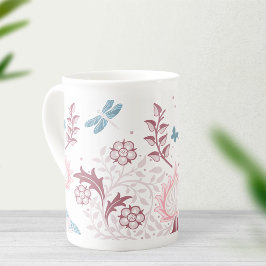 Caneca De Porcelana William Morris Em Mauve