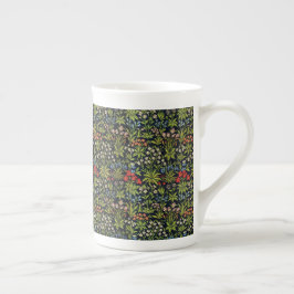 Caneca De Porcelana William Morris Vintage FlowersPadrão Floral