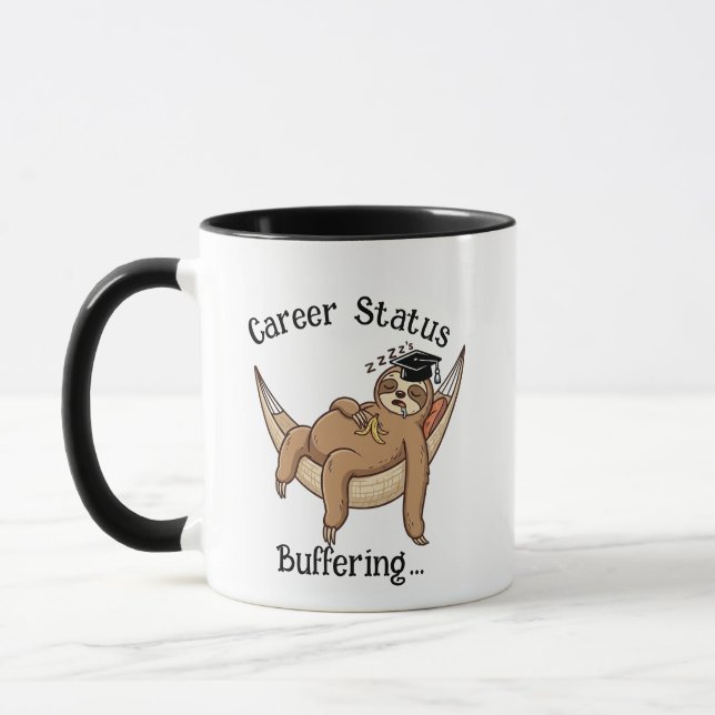 Caneca de Preguiça de Status de Carreira - Present (Esquerda)