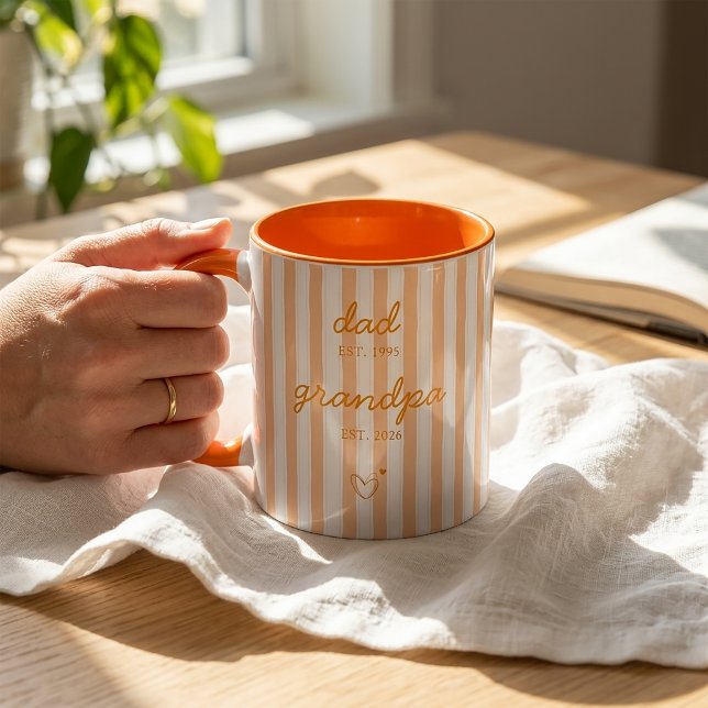 Caneca de Presente Anúncio de Pai para Avô (Criador carregado)