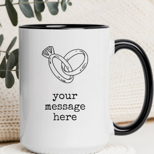 Caneca de Presente com Texto Personalizado para Ca