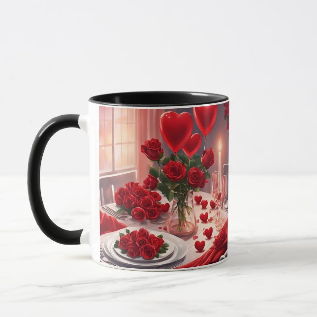 caneca de presente de dia de os namorados engraçad (Esquerda)