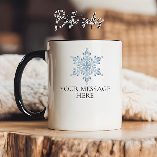 Caneca de Presente de Natal com Texto Personalizad