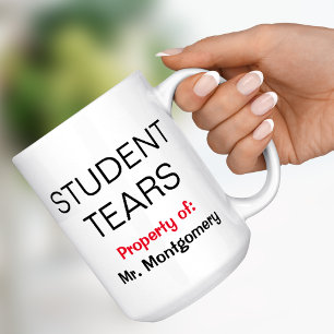 Caneca de Presente de Professor Engraçado com Nome