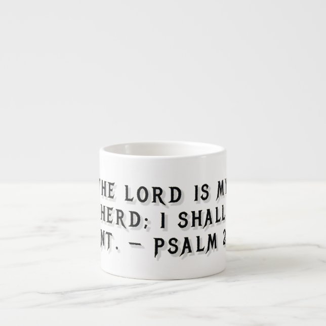 Caneca de Presente Salmo 23:1 (Frente)