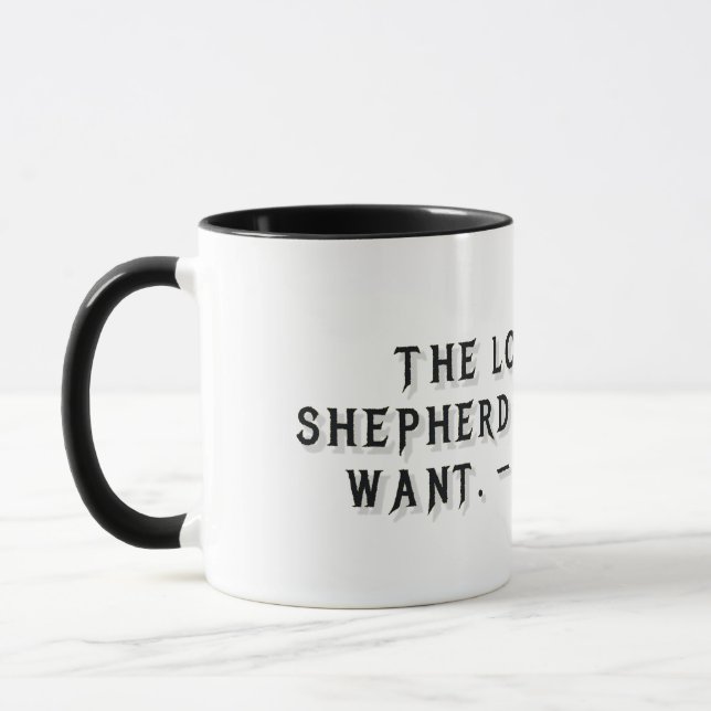 Caneca de Presente Salmo 23:1 (Esquerda)