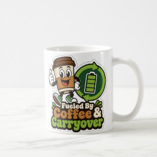 Caneca de Professor 'Energizado por Café e Conheci