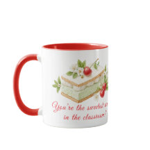 Caneca de Professor Sweetest Scoop – Presente de V