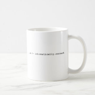 Caneca de programação idiomàtica correta de R