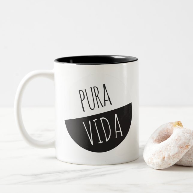 Caneca de Pura Vida 325ml (Com Donut)