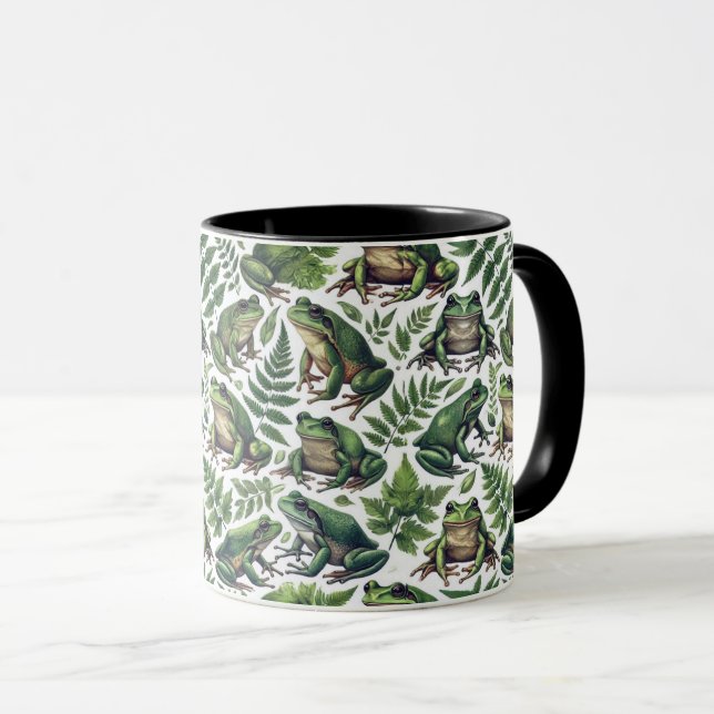 Caneca de Rãs da Floresta (Frente Esquerda)