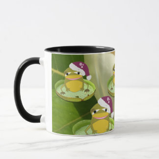 Caneca de Rãs de Natal Divertidas