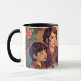Caneca de Refeição Familiar de Hanukkah