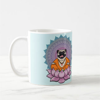 Caneca de riso da mandala do Pug