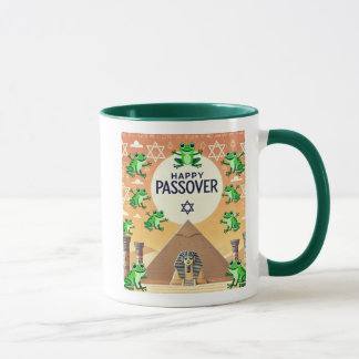 Caneca de Sapo da Páscoa Feliz