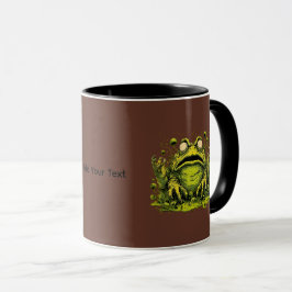 Caneca de Sapo Mutante Tóxico Assustador
