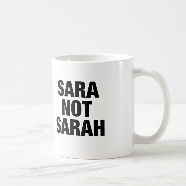 Caneca de Sara não Sarah (Direita)