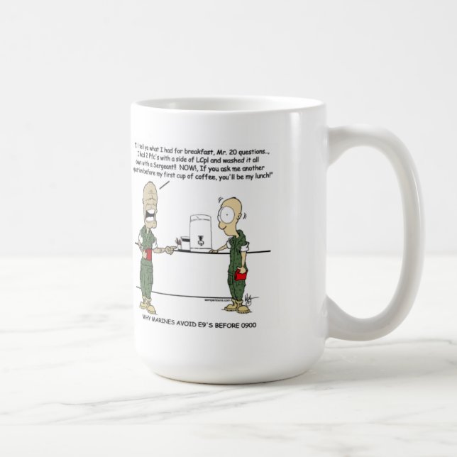 Caneca de SemperToons - 20 perguntas (Direita)