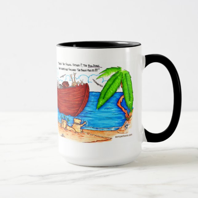 Caneca de SemperToons - a arca (Direita)