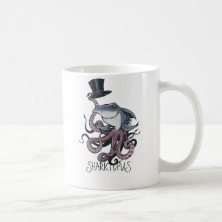 Caneca de Sharktopus dos desenhos animados