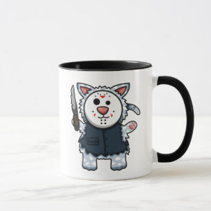 Caneca de Slasher do gatinho do horror