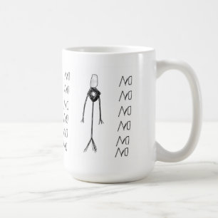 Caneca de Slenderman nenhum papel
