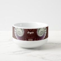 ARYAN ~ 3D Sopa Branca de Cogumelo Marrom WOW!