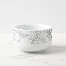 Design de taça com um padrão no estilo da linha ar