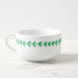 Caneca De Sopa Linha de Folgas Personalizável