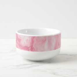 Caneca De Sopa Mármore Rosa Coleção da Família Burton