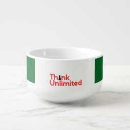 Caneca De Sopa Mug de sopa "Pense sem limites" - Inspire e capaci