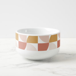 Caneca De Sopa Padrão ondulado de calmação