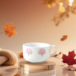 Caneca De Sopa Sakura Tree in Cheio Bloom - Elegante Primavera De