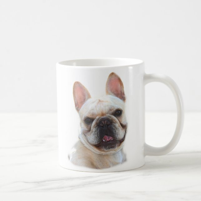 Caneca de sorriso de Frenchie (Direita)