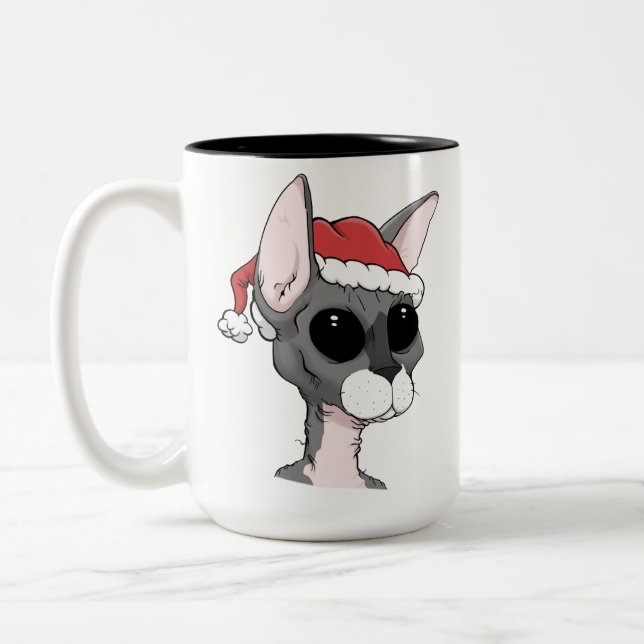 Caneca de Sphynx do Natal (Esquerda)