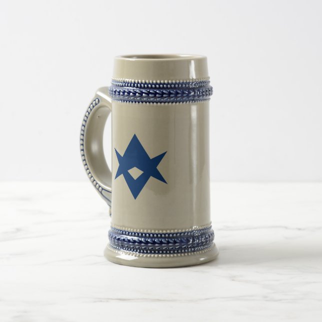 Caneca de Stein com Bandeira da Cidade de Toyota,  (Frente Esquerda)