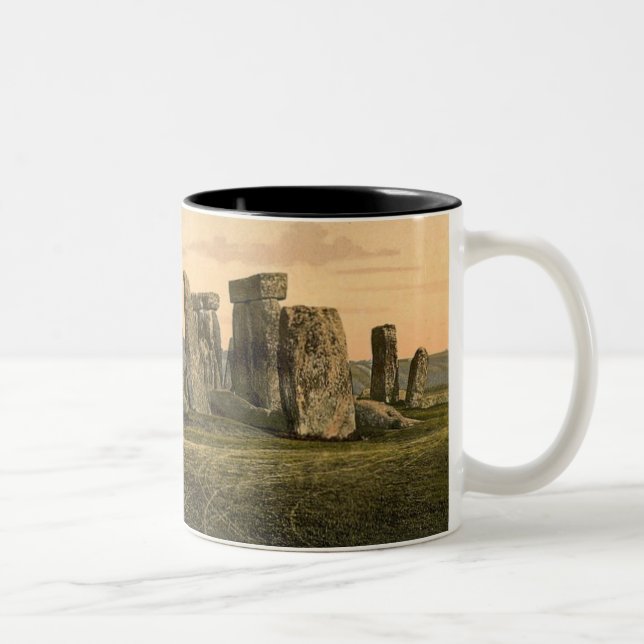 Caneca de Stonehenge do vintage (Direita)