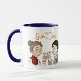 Caneca de suco de detetive