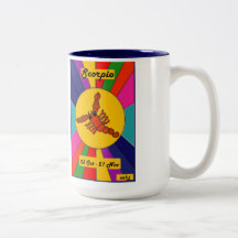 Caneca de Sun do zodíaco - Escorpião