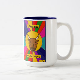 Caneca de Sun do zodíaco - Taurus