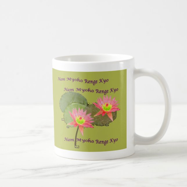 Caneca de SWAAJ NMRK dois Lotus - design completo (Direita)