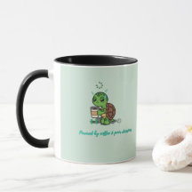 Caneca de Tartaruga de Café Fofa