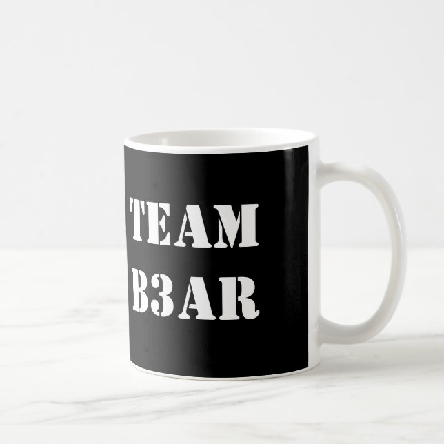 Caneca de Teamb3ar de AWESOMEness (Direita)