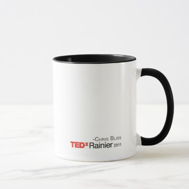 Caneca de TEDxRainier - Chris Bliss2 (Direita)