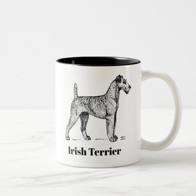 Caneca de Terrier irlandês (Direita)